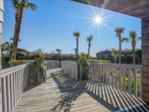 Three Oceanfront Private Balconies with Panoramic View, Dolphins & Calm Breezes! Hotels in Kiawah Island