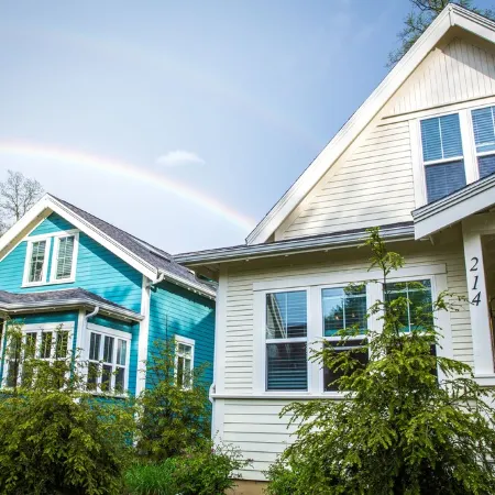 Modern Farmhouse Just Steps from Town and Lake Michigan w/Heated Pool!
