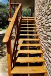 Lake Front property on Inks Lake with beautiful lake views /dock/swimming area.