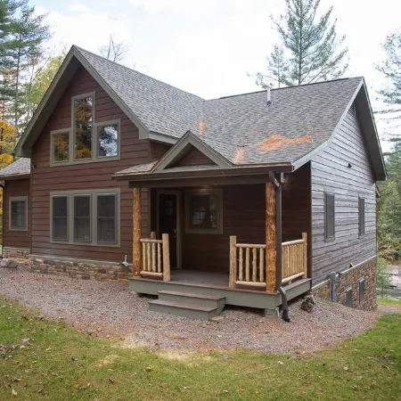 Adirondack River Lodge/ Spectacular Waterfalls/ Natural swimming pools.