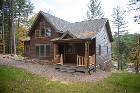 Adirondack River Lodge/ Spectacular Waterfalls/ Natural swimming pools.