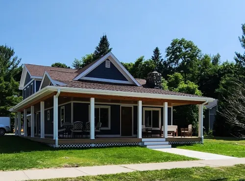 Newly renovated home with lake views, only one block from the beach!