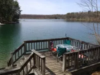 Incredible sunsets over pristine Loon Lake Hotels in Big Creek Township