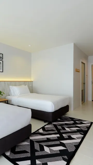 ห้องซุพีเรียร์ เตียงคู่ วิวเมือง