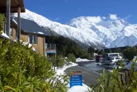 Aoraki Mount Cook Alpine Lodge - موقف سيارات