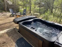 Private Deck with Hot Tub and Grill - Charming Airstream Retreat