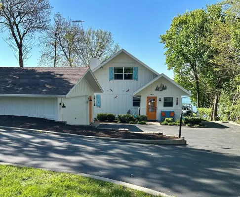 Breathtaking Waterfront Home on Water w/ Private Pier Hotels in Delavan