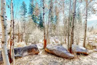 Riverfront condo with free wifi, fireplace, patio, & gas grill Hotels in Grand Lake