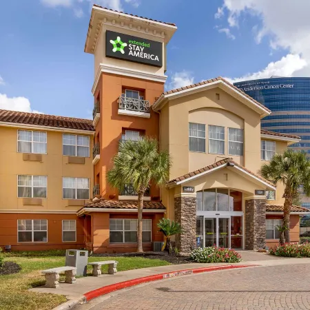 Extended Stay America Suites - Houston - Med Ctr - NRG Park - Braeswood Blvd Отели рядом с достопримечательностью «Станция легкого метро Smith Lands»