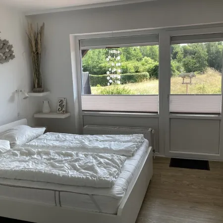 Spacious beach apartment in a quiet location with pool and sauna