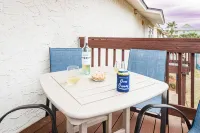 Poolside Deck and Tennis Court Views - Charming Coastal Escape
