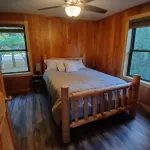 3-bedroom Lakefront Cabin on private Lake just minutes from town and 131 highway
