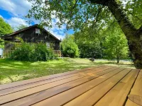 Stream Side Cabin surrounded by woods + Fire Pit