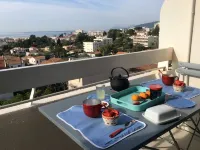 3 rooms apartment renovated with panoramic sea view