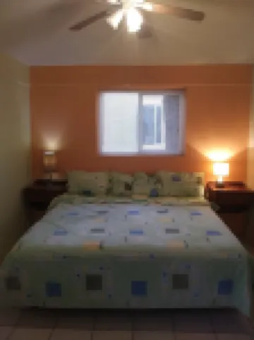 Cabana #3 pool view in the quiet corner