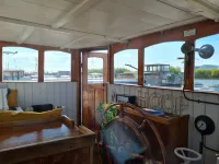Charming captain's cabin on the historic ship De Hoop