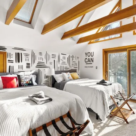 Peaceful A-Frame w/ Hot Tub, Game Room & Loft – Near Dining, Shopping & YSU