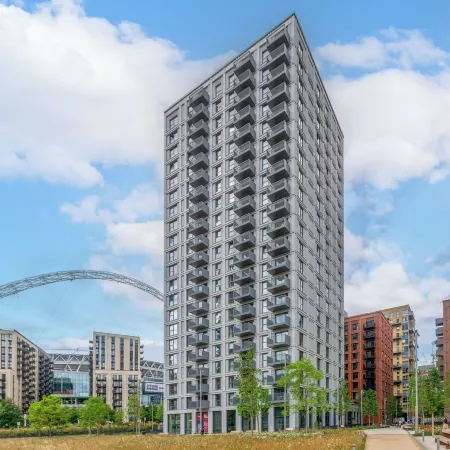 Vibrant Apartments at Luna Near Wembley Park by MySquare Отели рядом с достопримечательностью «Стадион «Уэмбли»»