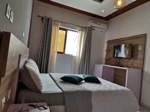 Modern two-rooms spacious apartment with pool, terrace,amazing sea and town view