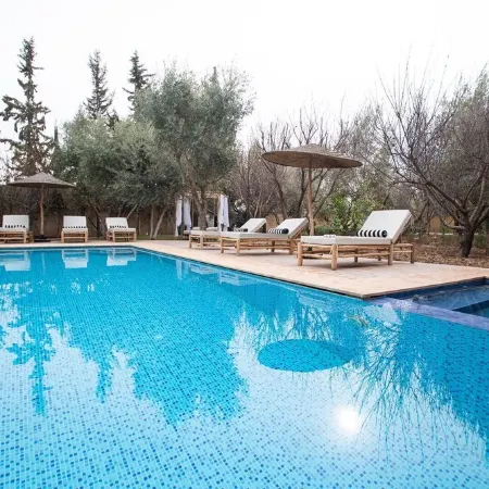 Villa Safran Ailleurs sous les Oliviers 15 minutes from the medina in Marrakech