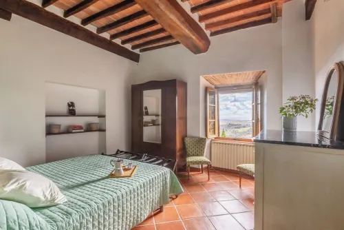 Typical apartment in Chianti Classico with Wi-Fi and A/C just a stone's throw from Siena