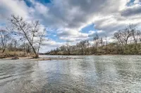Upscale Riverfront Home w/ Beach & Fire Pit! - parking