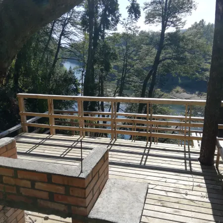 Wonderful Rustic Cabin 2, with Native Logs, on the Banks of the Trancura River
