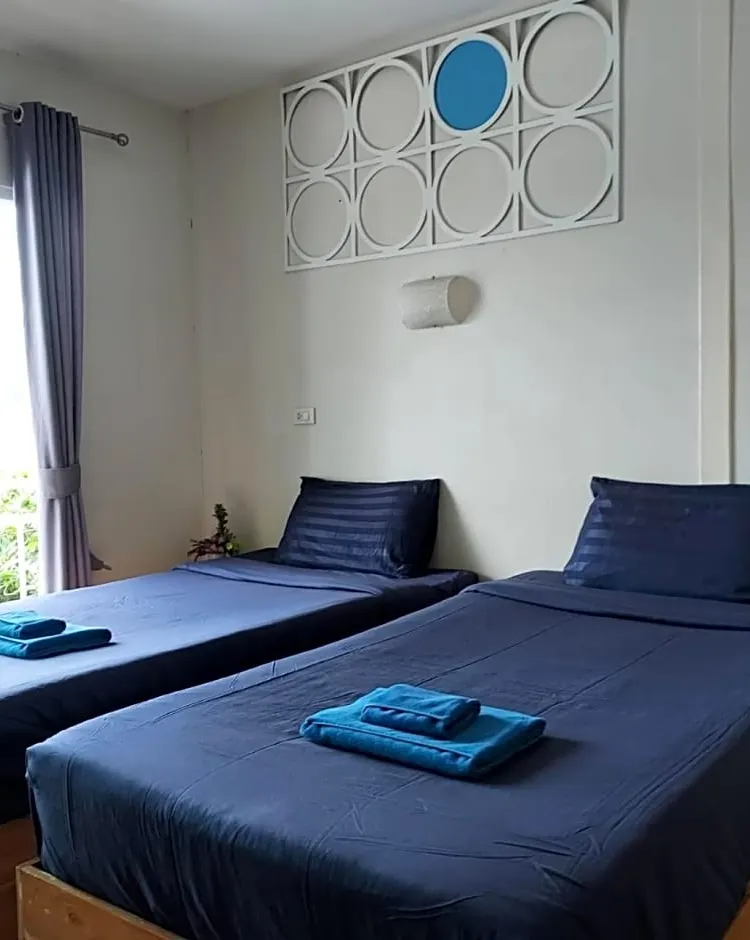 ห้องเตียงแฝด พร้อมระเบียง