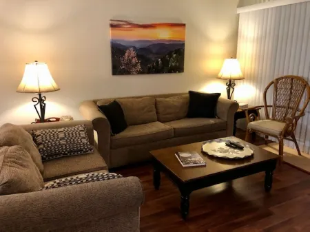 On the Little River in the heart of Townsend, with a beautiful view! Отели в г. Таунсенд