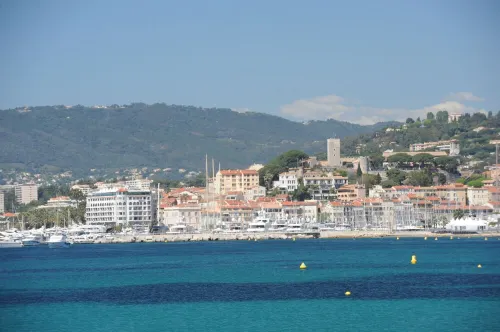 Studio 100 meters from the Croisette and beaches.