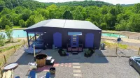 Unique Waterfront Nature Cabin Hot Tub Sauna 3 mi from Hocking Hills St Pk