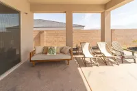 Mesquite Retreat with great patio, pool, and putting green!
