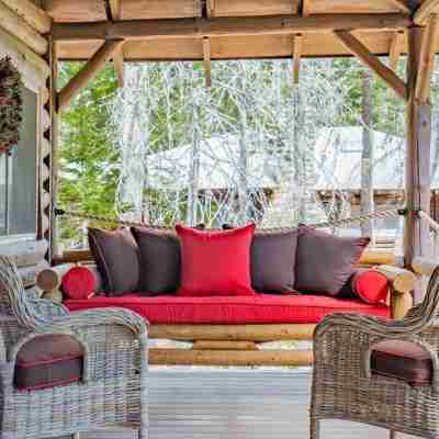 Chic, updated log cabin nestled in the pine trees of Sprucewold! Others