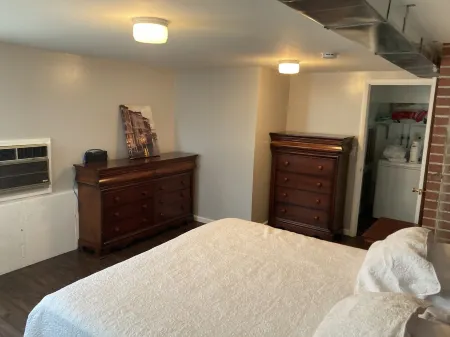 Lake front with view, dock and calm water