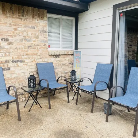 Hobby Airport and very affordable your Home Away from Home