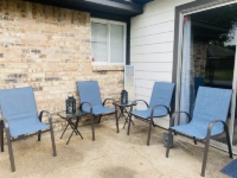 Hobby Airport and very affordable your Home Away from Home