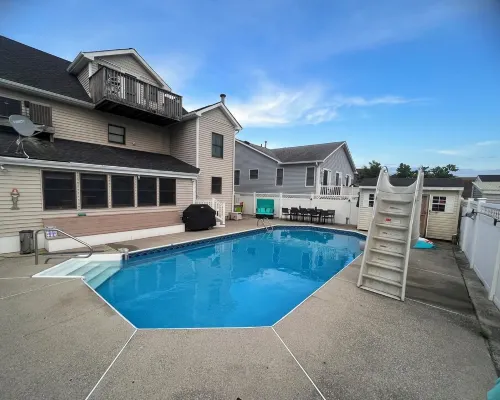 Brigantine Private Oasis w/ 3 Bedroom+Loft & Inground pool w/slide *Pet Friendly Hotels in Brigantine