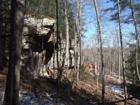 BIG ROCK LOG CABIN , Beside Natural Bridge/Red River Gorge