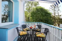 Close to the beach kinderfr. Apartment with balcony+terrace,sauna,wallbox, and washing machine