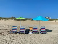 BEACH GETAWAY! Walk to beach, dining, and shops. Dog friendly with fenced yard.