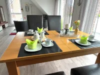 Vacation apartment "Aurora" Papenburg Large balcony EBK New building 74 sqm Free Wifi 2 bedrooms