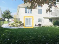 Entire lower level in a private home with walkout fenced yard.
