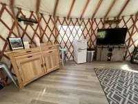 Pet friendly glamping in a private yurt with stunning 360° views by Forest Hotels in Dent County