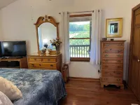 2 Views!  Front view of Lake Glenville & back view of Christmas Tree farm! Hotels in Hamburg