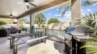 Main Floor King Room Plus 4 Bedroom Upstairs w/ Game Room & Heated Pool