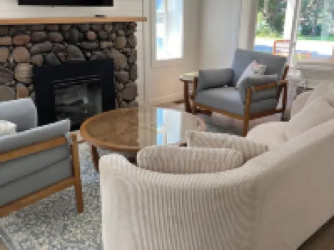 Newly renovated home with lake views, only one block from the beach! Hotels in Boyne City