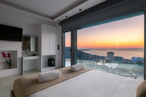 Rhodes Skyline Suite with in Door Jacuzzi Sea View
