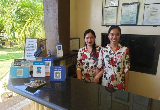 리조트에서 바라본 바다 전경