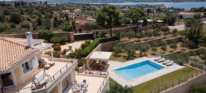 Hegemoni Villa Porto Heli Hotéis em Ermionida