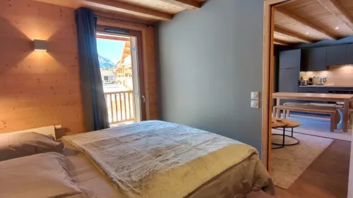 New chalet-style apartment near the village, ideal for families